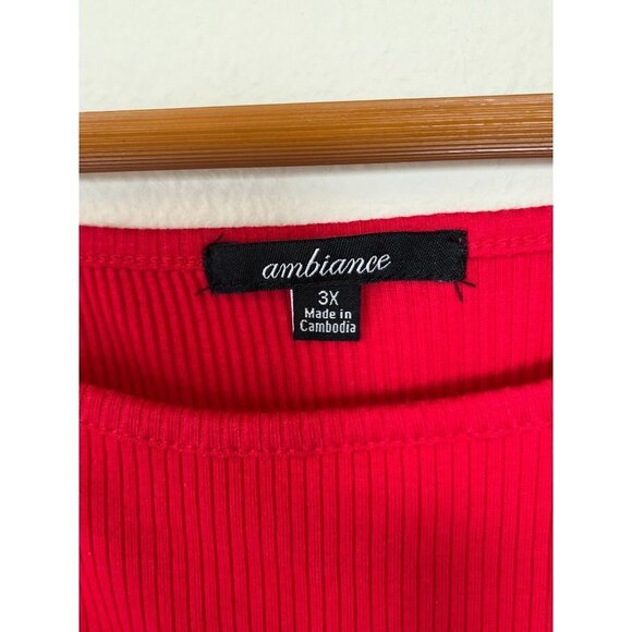 NWT Unique Vintage Red Halter Top Size 3X - Picture 8 of 11